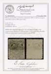 Stamp of Persia » 1896-1907 Muzaffer ed-Din Shah (SG 113-297) 1902 Provisoire issue group three inverted items with certs