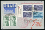 Stamp of Romania » Later Issues Zeppelin 1932 4th South American Flight, Romania to Brazil; special postmarks