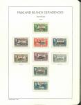 Stamp of British Empire General Collections and Lots 1944.2008, collections of Falklands Dependencies South Georgia and British Antarctic Territory in 2 albums