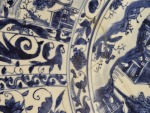 Stamp of Feldman International Auctions » Art d'Orient & d'Extrême-Orient / Asian & Oriental Art Chine. Grand bol « Kraak » en porcelaine Bleu & Blanc. Période Wanli (1573 - 1619)