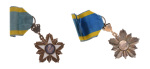 Egypt, Egyptian Order of the Nile, silver, silver-gilt, and enamel, complete with ribbon.