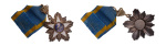 Egypt, Egyptian Order of the Nile, silver, silver-gilt, and enamel, complete with sash of issue.