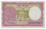 Nepal 1951-1974, nine banknotes.