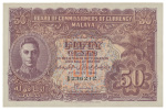 Malaya 1941, set of banknotes, 1c, 5c, 10c, 20c, 50c, $1, $10, uncirculated.