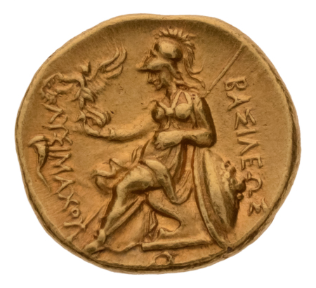 Thrace, Lysimachus, 323-281 BC, AV stater, 8.54 g. Head of Alexander