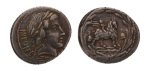 Roman Republic, Mn. Fonteius, 85 BC, AR denarius, Rome mint 3.74 g.