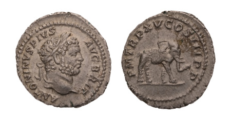 Roman Empire, Caracalla, 198-217, AR denarius, 3.65 g.