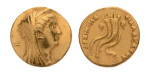Ptolemaic Kings of Egypt, Arsinöe II, wife of Ptolemy II, died 270 BC, Alexandria c. 250, AV mnaieion or octodrachm 27.67 g.