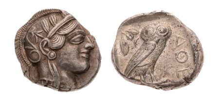Attica, Athens, c. 440 BC, AR tetradrachm 17.24 g.