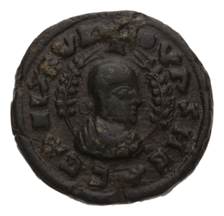 Kingdom of Aksum, Ouazebas late 4th century, AE 2.23 g. 