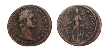 Roman Empire, Domitian 81-96, bronze as, 8.22 g.