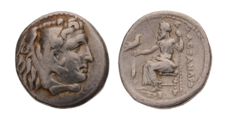 Macedon, Alexander III, the Great, 336-323 BC, posthumous issue, Lampsakos (?), drachm 4.23 g