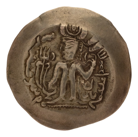 Hunnic tribes, Alchon Huns, Adomano, electrum dinar, 7.12 g.