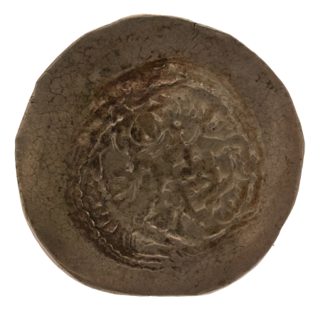 Hunnic tribes, Alchon Huns, Adomano, electrum dinar, 7.12 g.