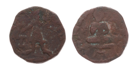 Kushanas, Kanishka I, c. 127-152, CU tetradrachm 16.13 g. Maitreya Buddha.