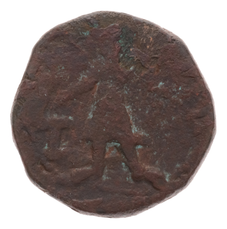 Kushanas, Kanishka I, c. 127-152, CU tetradrachm 16.13 g. Maitreya Buddha.