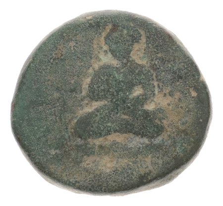 Kushanas, Kanishka I, c. 127-152, CU tetradrachm 15.92 g. Maitreya Buddha