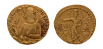 Kushanas, Huvishka, c. 151-192, AV dinar, 7.87 g. Miiro.