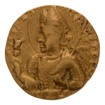 Kushanas, Huvishka, c. 151-192, AV dinar, 7.84 g. Shaoreoro.