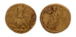 Kushanas, Huvishka, c. 151-192, AV dinar, 7.78 g. Ardoksho.