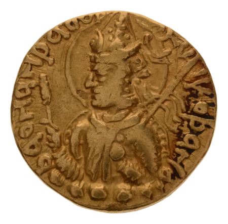 Kushanas, Huvishka, c. 151-192, AV dinar, 7.78 g. Ardoksho.