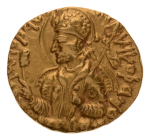 Kushanas, Huvishka, c. 151-192, AV dinar, 7.90 g. Ardoksho.