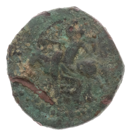 Kushanas, Vasudeva I, c. 190-230, CU tetradrachm, 10.68 g. Oesho Bull.