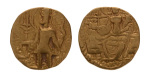 Kushanas, Kanishka III, c. 267-270, AV dinar, 7.63 g. Ardoksho.