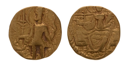 Kushanas, Kanishka III, c. 267-270, AV dinar, 7.63 g. Ardoksho.