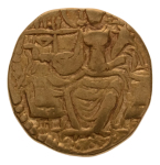 Kushanas, Kanishka III, c. 267-270, AV dinar, 7.63 g. Ardoksho.