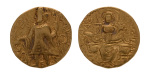 Kushanas, Kanishka III, c. 267-270, AV dinar, 7.69 g. Ardoksho.