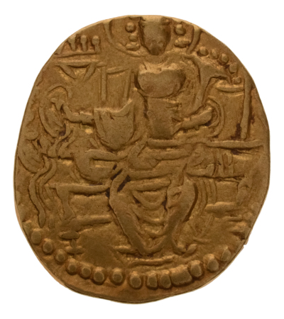Kushanas, Kanishka III, c. 267-270, AV dinar, 7.71 g. Ardoksho.