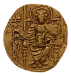 Kushanas, Vasudeva II, c. 275-300, AV dinar, 7.76 g. Ardoksho.