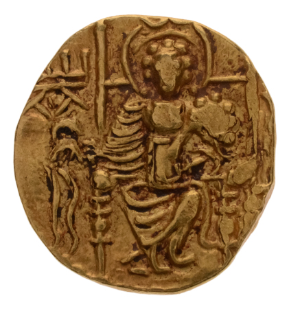 Kushanas, Vasudeva II, c. 275-300, AV dinar, 7.76 g. Ardoksho.