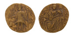Kushanas, Vasudeva II, c. 275-300, AV dinar, 7.68 g. Ardoksho.