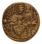 Kushanas, Vasudeva II, c. 275-300, AV dinar, 7.30 g. Ardoksho.
