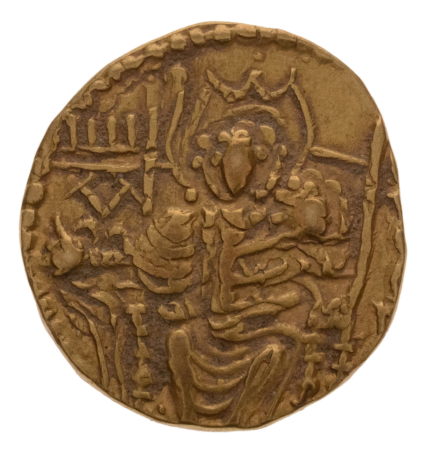 Kushanas, Vasudeva II, c. 275-300, AV dinar, 7.81 g. Ardoksho.