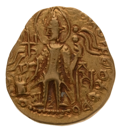 Kushanas, Vasudeva II, c. 275-300, AV dinar, 7.88 g. Ardoksho.