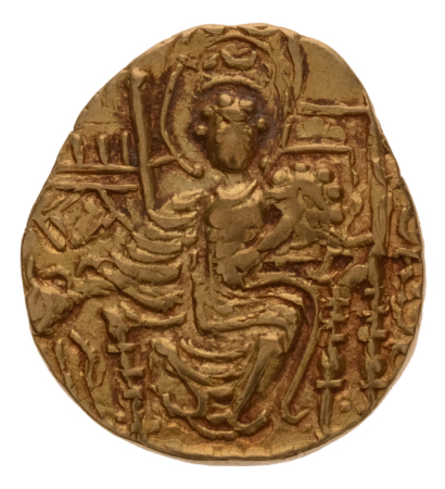 Kushanas, Vasudeva II, c. 275-300, AV dinar, 7.88 g. Ardoksho.