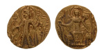 Kushanas, Vasudeva II, c. 275-300, AV dinar, 7.78 g. Ardoksho.