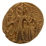 Kushanas, Vasudeva II, c. 275-300, AV dinar, 7.78 g. Ardoksho.