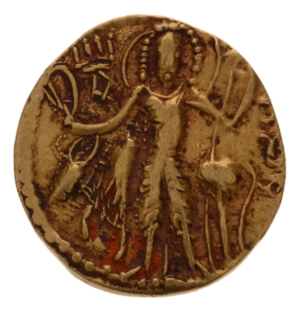 Kushanas, Vasishka, c. 247-265, AV dinar, 7.87 g. Oesho Bull.