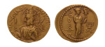 Kushanas, Huvishka, c. 151-192, AV dinar, 7.78 g. Ardoksho.