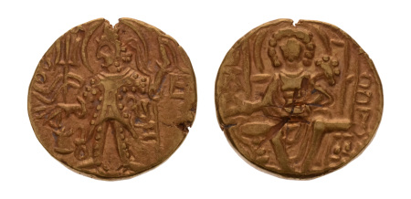 Kushanas, Shaka, c. mid-4th century, AV dinar, 7.70 g. 
