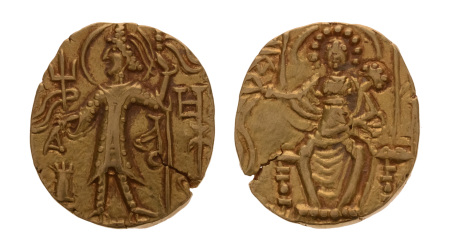 Kushanas, Shaka, c. mid-4th century, AV dinar, 7.73 g. 