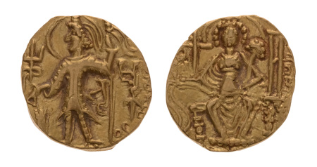 Kushanas, Shaka, c. mid-4th century, AV dinar, 7.85 g. 