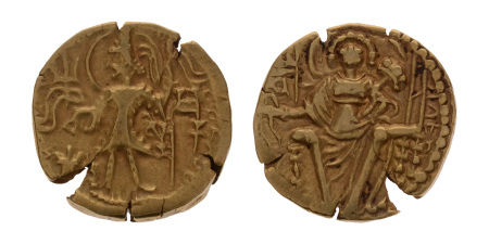 Kushanas, Shaka, c. mid-4th century, AV dinar, 7.71 g.