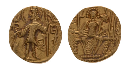 Kushanas, Shaka, c. mid-4th century, AV dinar, 7.70 g. 