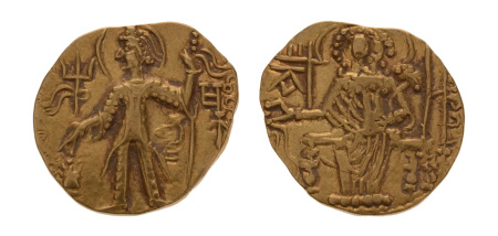 Kushanas, Shaka, c. mid-4th century, AV dinar, 7.76 g. 