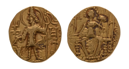 Kushanas, Shaka, c. mid-4th century, AV dinar, 7.72 g.